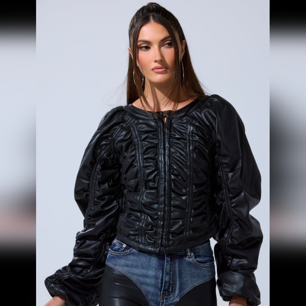 Women's Black Puffer Jacket